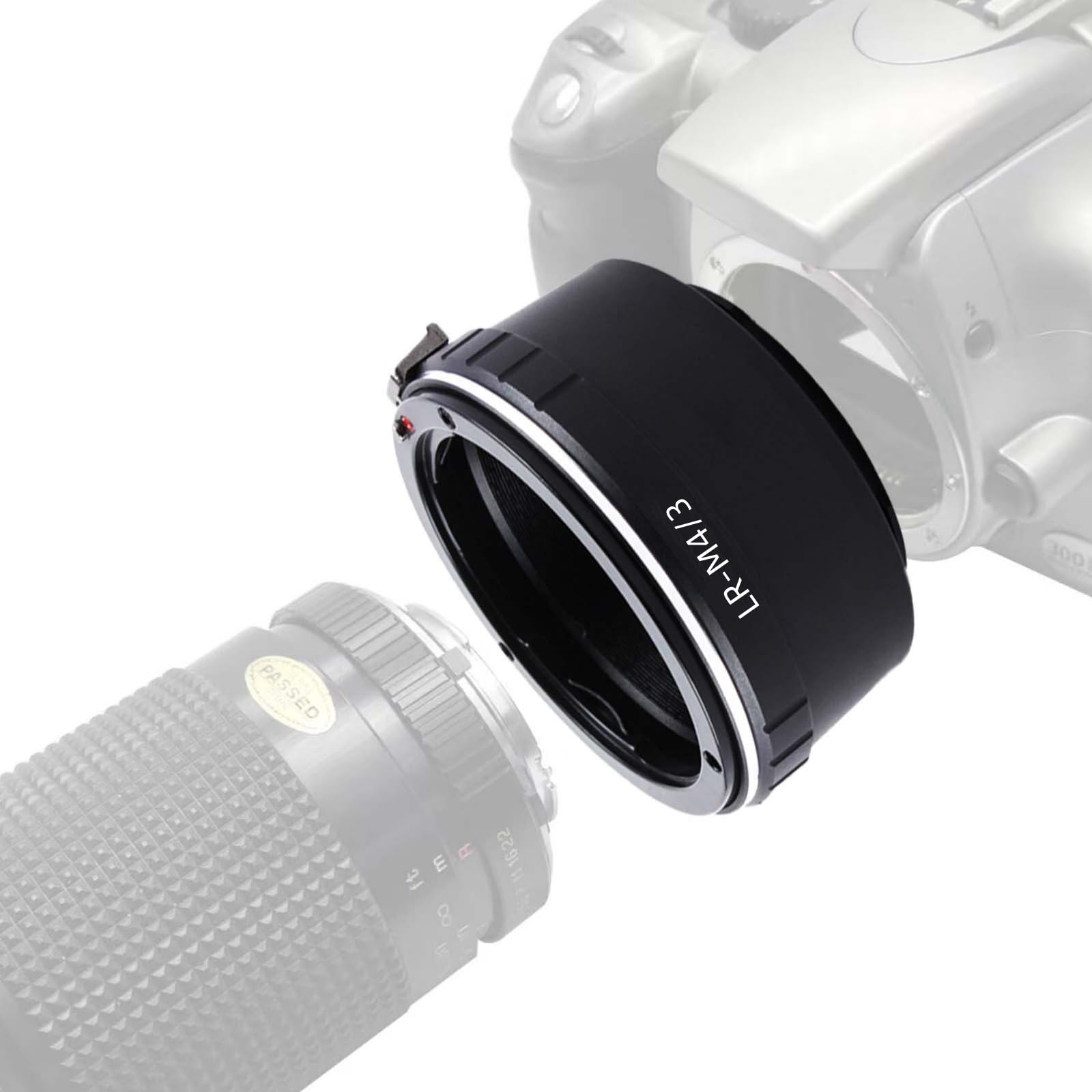 LR to M4/3 Adapter Compatible with for Leica R Lens to Micro Four Thirds 4/3 Camera &,for Olympus OM-D E-M10 II E-M5 II E-M1 E-M5 E-M10 E-PL5 E-PM2 E-P3 E-PL3 E-PM1 E-PL2 E-PL1 E-P2 E-P1