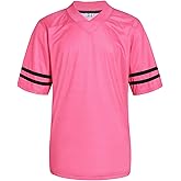 Pullonsy Blank Football Jerseys for Men Adult Hip-Hop Hipster Shirt Practice Sports Uniform Tops