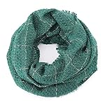 Womens Scarf Long Shawl Stripes Wrap Fall Winter Scarves with Fringes Silver Thread Womens Scarf Long Shawl Stripes Wrap Fall Winter Scarves with Fringes Silver Thread