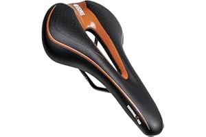 GORIX Bike Saddle Seat Comfortable Cushion with Rail Mountain Road Bicycle for Men and Women (GX-C19)