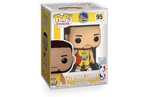 Epic Collectibles Sports: Stephen Curry Golden State Warriors The Bay NBA Basketball Vinyl Figure Bundle with Compatible Funko Pop Box Protector