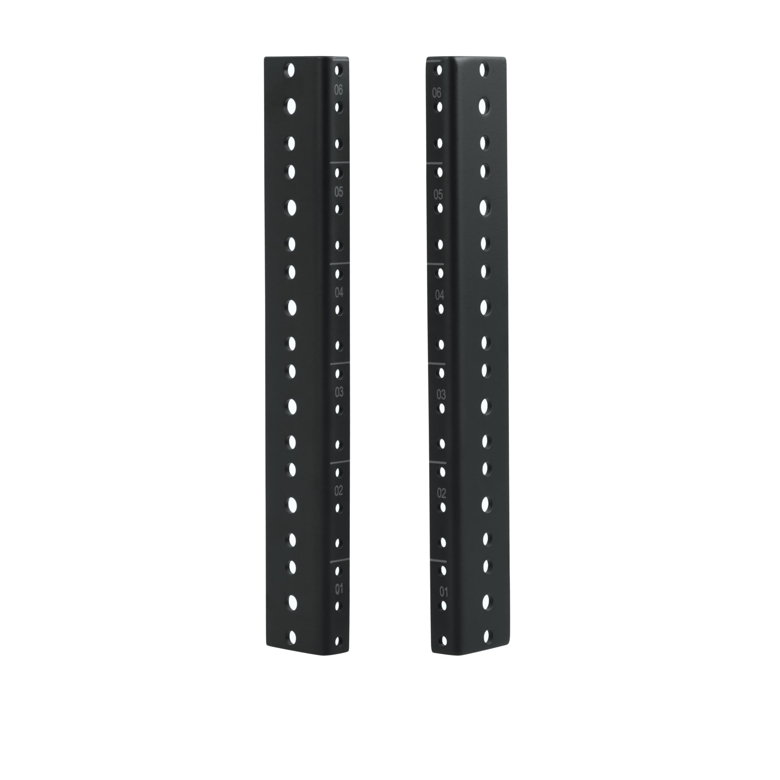 Gator Rackworks Heavy Duty Steel Rack Rail Set; 6U Rack Size (GRW-RACKRAIL-06U) — image 1