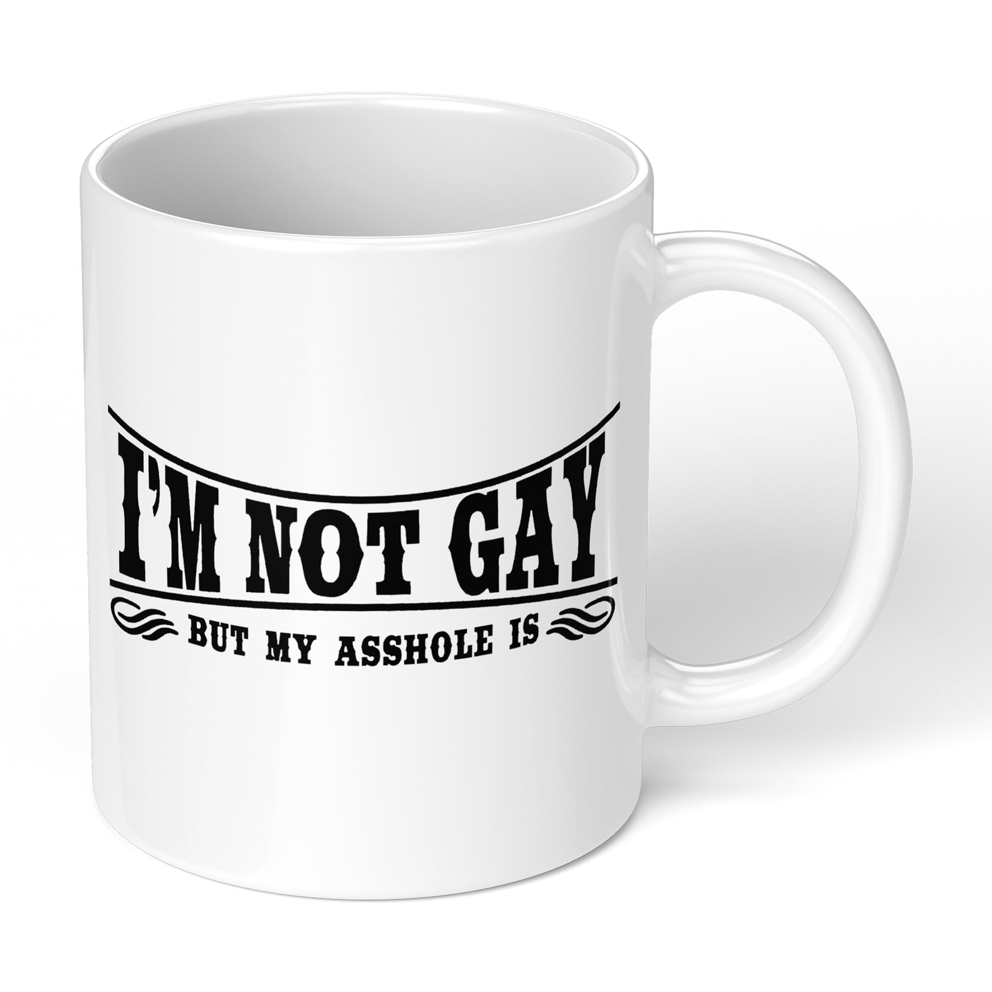I'm Not Guy But My ASSHOLE is Funny Mugs for Women Anniversaty Gifts for Boys,Christmas Gifts for him