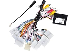 Car Radio Box Decoder Compatible With Toyota With JBL Amplifier 16 PIN Wiring Harness Plug And Play Car Stereo Audio Power Ca