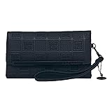 Steve Madden Women's Logobar Trifold Wristlet