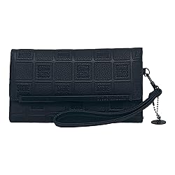 Steve Madden Women's Logobar Trifold Wristlet