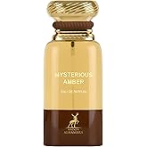 Maison Alhambra Mysterious Amber &ndash; Amber, Smoky, Woody, Sweet &ndash; Eau de Parfum Spray Long-Lasting Fragrance for Unisex, 2.7 Ounce / 80 ml