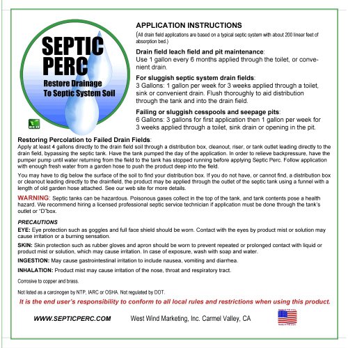 Septic Perc Septic System Drain Field Soil Treatment Pricepulse