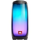 JBL Pulse 4 - Waterproof Portable Bluetooth Speaker with Light Show - Black