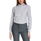 Brooks Brothers Womens Non-Iron Classic Multi Stripe Shirt