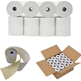 VIECAM (32 Rolls) 2-Ply Carbonless 3" x 95' White/Yellow Receipt Paper for Restaurants &amp; POS Cash Registers | Compatible with Star Micronics SP700, SP2000, UP389, Omni 480, TMU 220, TMU 250, and More