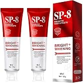 SP-8 Probiotics Whitening Toothpaste - Probiotics for Teeth Whitening and Gum Health - Enamel-Safe, Fluoride-Free, Double Mint Flavor,Fresh Breath
