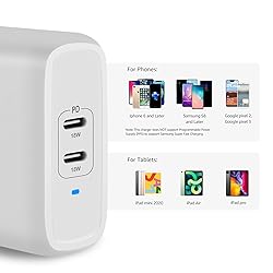 Amazon Basics 36W Two-Port USB-C Wall Charger for