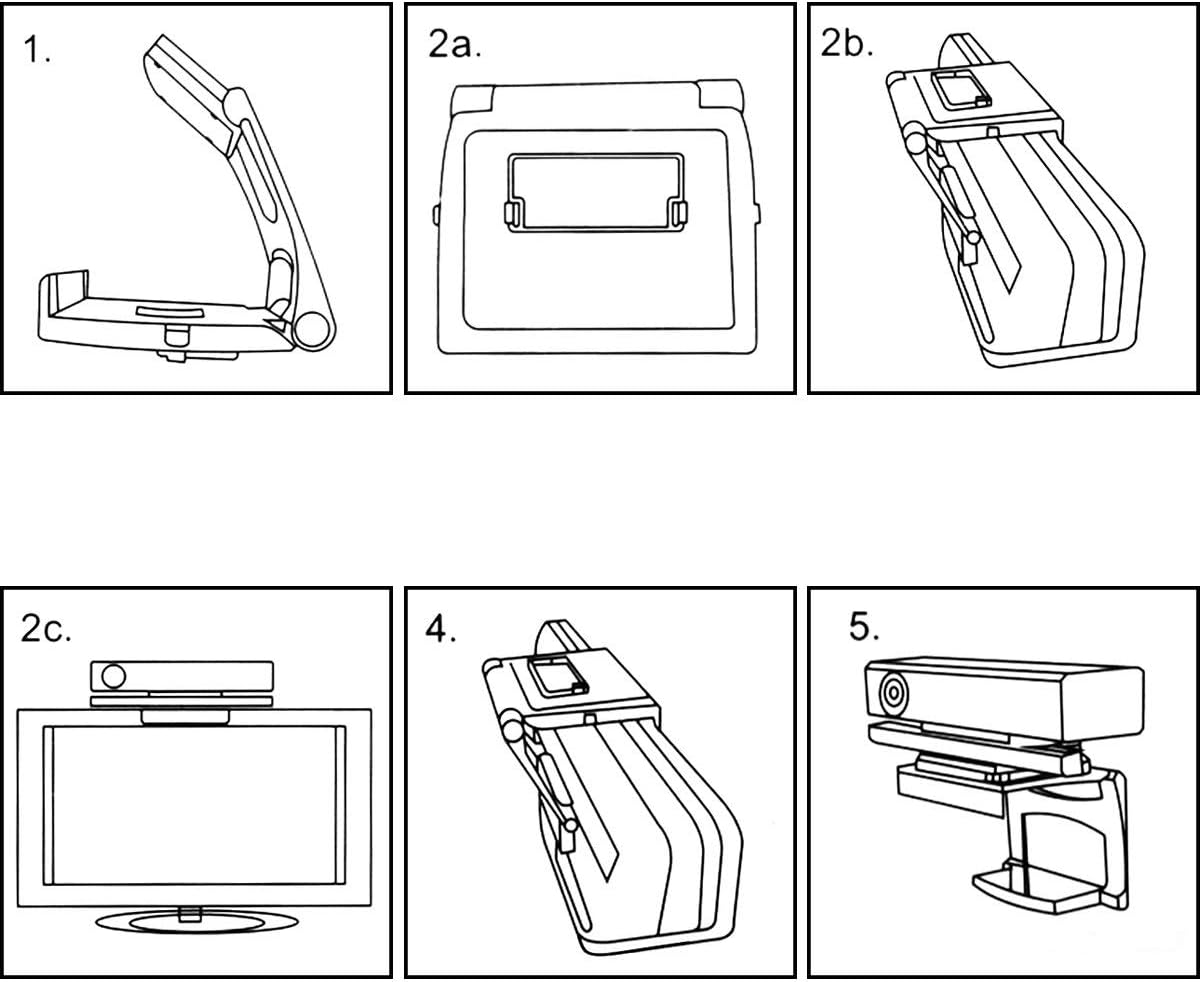 KlsyChry Kinect TV Mount Stand Holder for Xbox One Kinect Sensor - Image 3