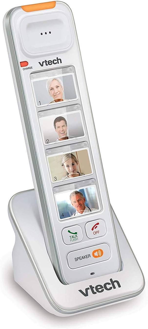 Photo 1 of VTech SN5307 Amplified Photo DIAL Accessory Handset with Big Buttons & Large Display for SN5127 & SN5147 Senior Phone Systems, Photo Dial Handset, Cordless Phone System