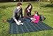 NatureRec Outdoor Waterproof Stadium Blanket | For Picnic, Camping, and Beach - Heavy Duty Fleece - Windproof and Sandproof Backing - Light, Portable, and Machine Washable - Anti Slip Quilting