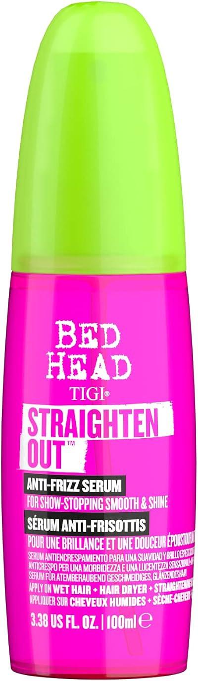 Bed Head by TIGI Straighten Out Anti-Frizz Hair Serum 75ml Smoothing