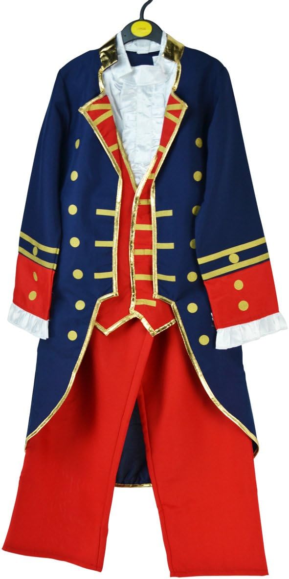 Revolutionary War Fancy Dress Costume Colonial Patriot Army Soldier Kids Boys Large Amazon Co Uk Garden Outdoors