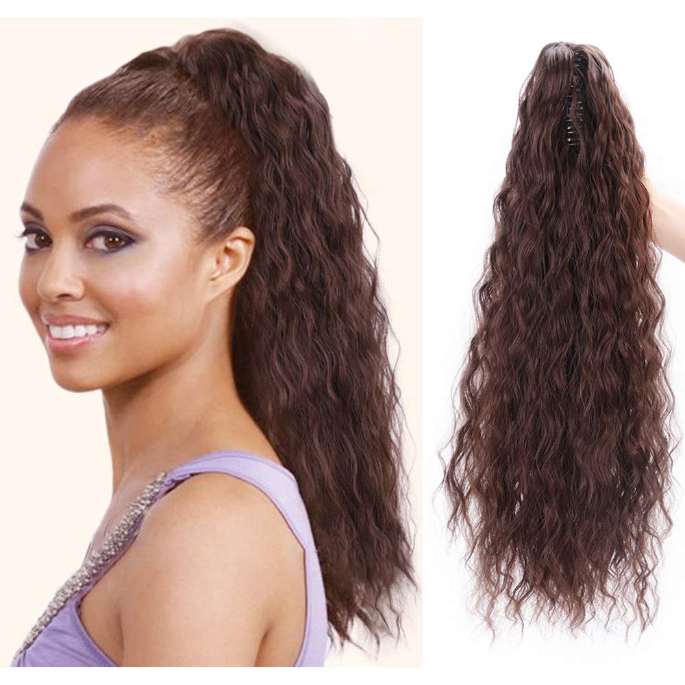 Amazon Com Aisi Queens Long Ponytail Extension Synthetic Straight