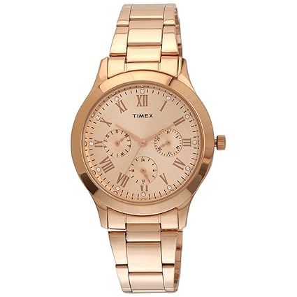 Timex Analog Gold Dial Women's Watch - TW000Q810