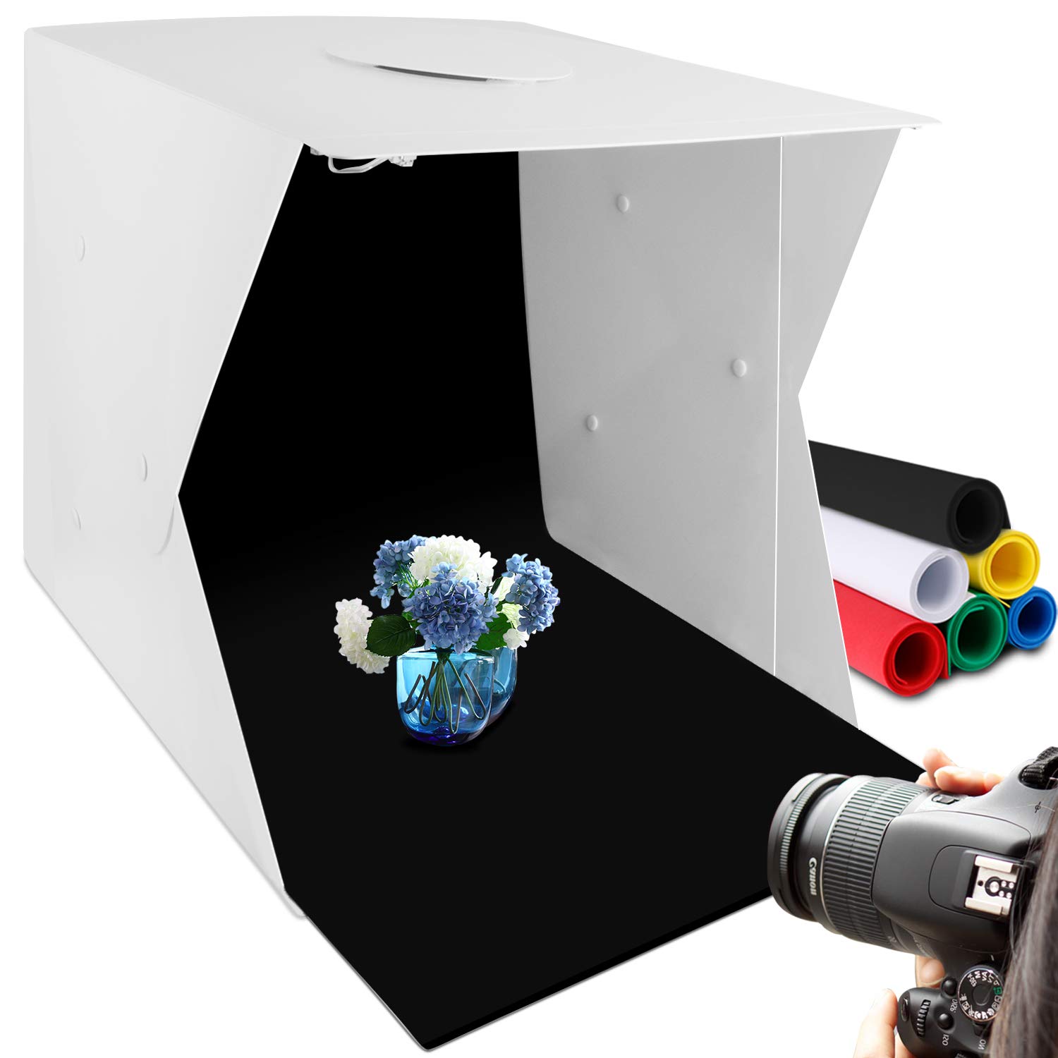 Best double led light room photo studio photography lighting tent