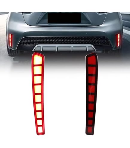 2X For Toyota Corolla 2020-2021 LED Rear Bumper Fog Light / Brake