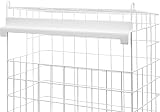 Maison & White Letterbox Cage Indoor Mail Catcher White 39x32x16.5cm view 3