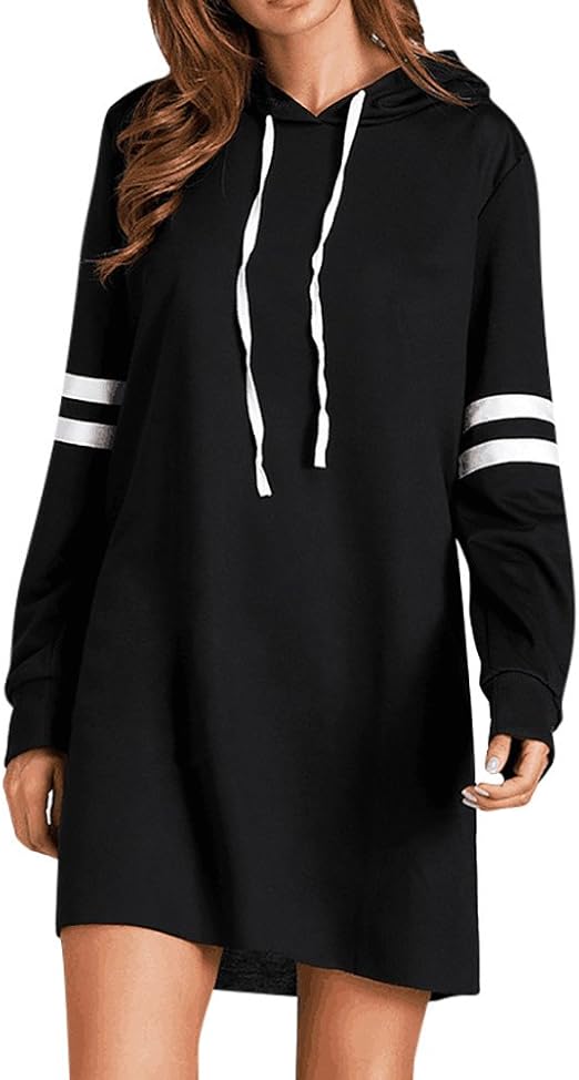 knee length hoodie sweatshirt