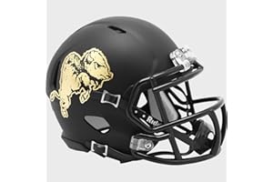 Riddell Colorado Buffaloes NCAA Mini Speed Football Helmet New 2019 Chrome Buffalo