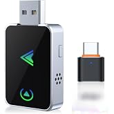 Wireless CarPlay Adapter for iPhone, 2026 2-in-1 Android Auto Wireless Adapter, Wired to Wireless CarPlay Converter, Plug &amp; Play 5-Second Connect, Quick Phone Switch for Toyota Honda Ford Cars 2016+
