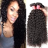 Klaiyi Hair Malaysian Hair 3 Bundles Grade 7A Virgin Human Hair Extensions Remy Sexy Crazy Curly Hair Weave 100g/Lot