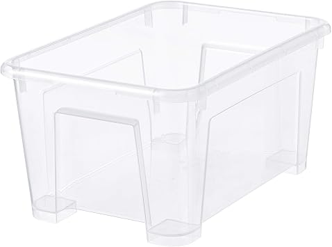 IKEA SAMLA - Caja, transparente: Amazon.es: Hogar