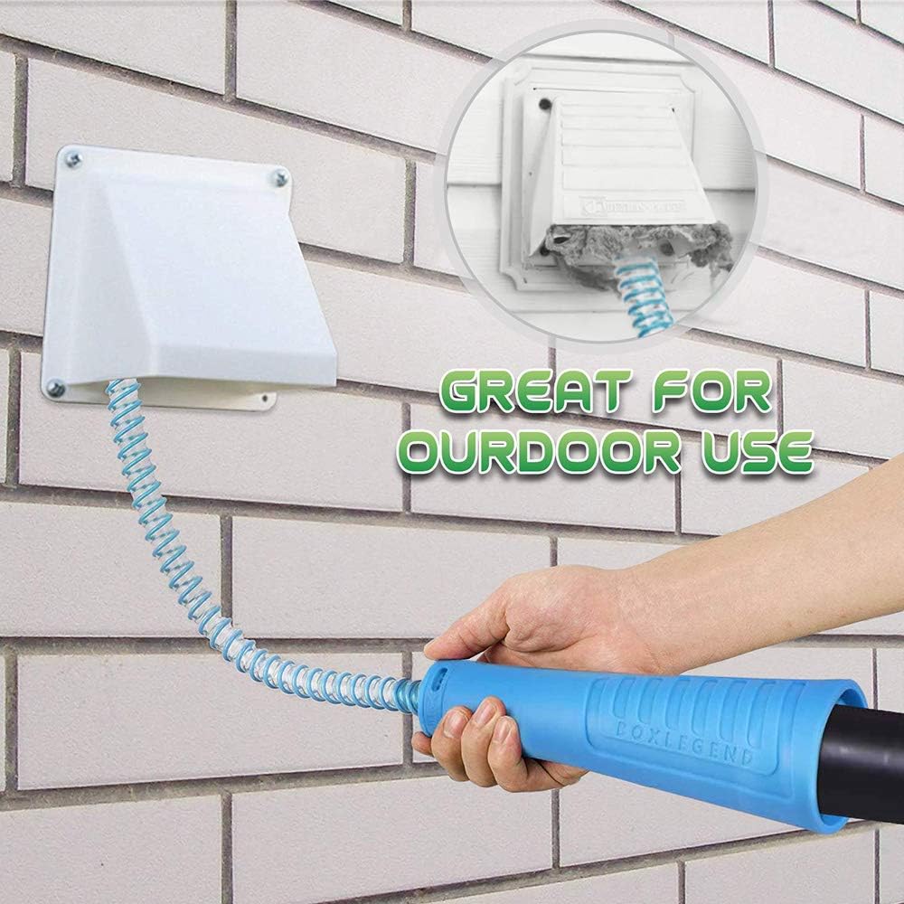 PetOde Dryer Vent Cleaner Kit Dryer Vent Vacuum Attachment Lint Remover Power Washer and Dryer Vent Vacuum Hose -