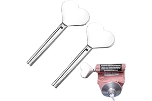 Toothpaste Squeezer, Metal Tube Squeezer Key | Toothpaste Roller, Paint Roller, Stainless Steel Tube Wringer for Paint, Cream