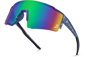 WANWAN Youth Teens Sunglasses, Kids Sunglasses Baseball Sports Cycling Glasses Softball Visor Shades Unisex Adult Teens 7-14