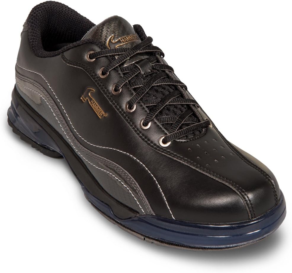 Hammer Mens Force Performance Bowling Shoes Black/Carbon- Right Hand Wide