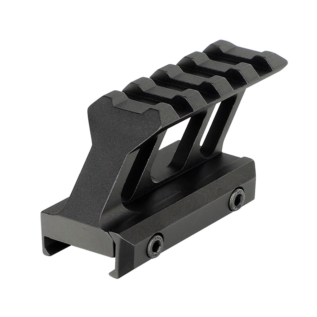 WINFREE Red Dot Riser Mount 1 Inch Hight Picatinny Rail Cantilever Design Black