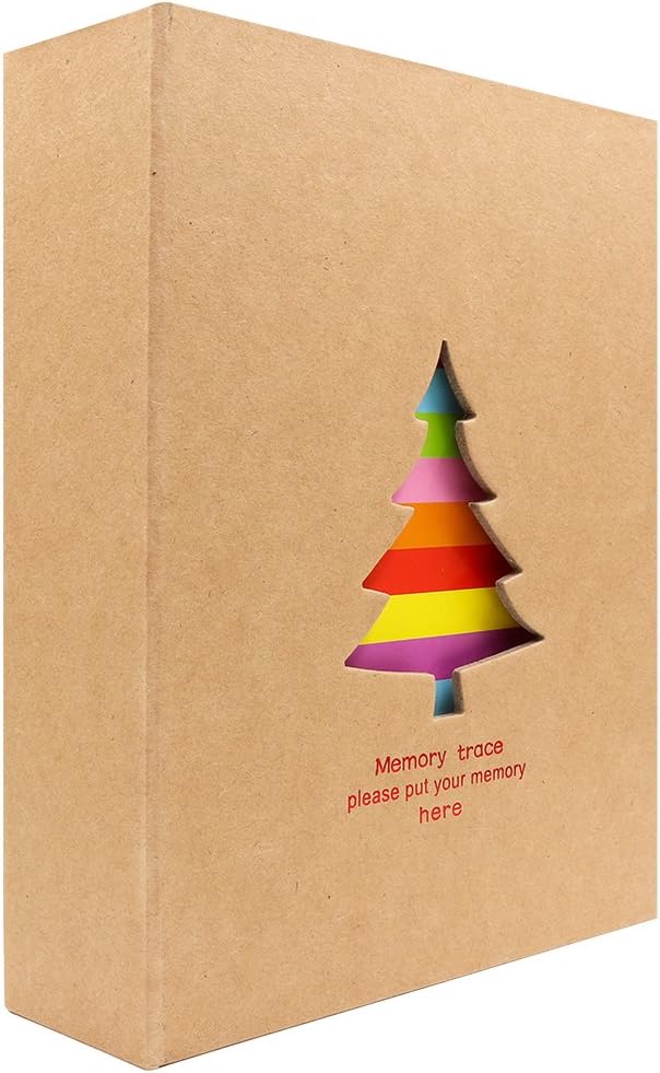 Ablus 200 Pockets 5 inch Photo Ablum for Fujifilm Instax Wide 200, Wide 210, Wide 300, FP100C, FP 3000B Films(Christmas Tree)