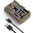 NEEWER Rechargeable Camera Battery with USB Charging Cable Type C, LP-E6NH LP-E6N LP-E6 Battery Compatible with Canon EOS R5 R6 R6 II R7 R 5D II III IV 6D 6D II 7D 7D II 60D 70D 80D 90D