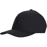 Hurley Mens Baseball Cap Curved Brim Moisture Wicking Flexfit Fitted Hats | H2O-Dri Stretch Fabric, Sweat-Wicking Headband, Flexible Fit and Curved Brim for Cool All-Day Comfort