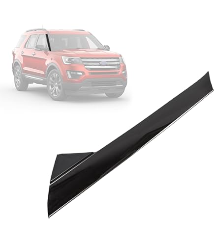 X AUTOHAUX 1 Pair Windshield B Pillar Trim Panel NO.BB5Z 7820555 BB/BB5Z 7820554 AB