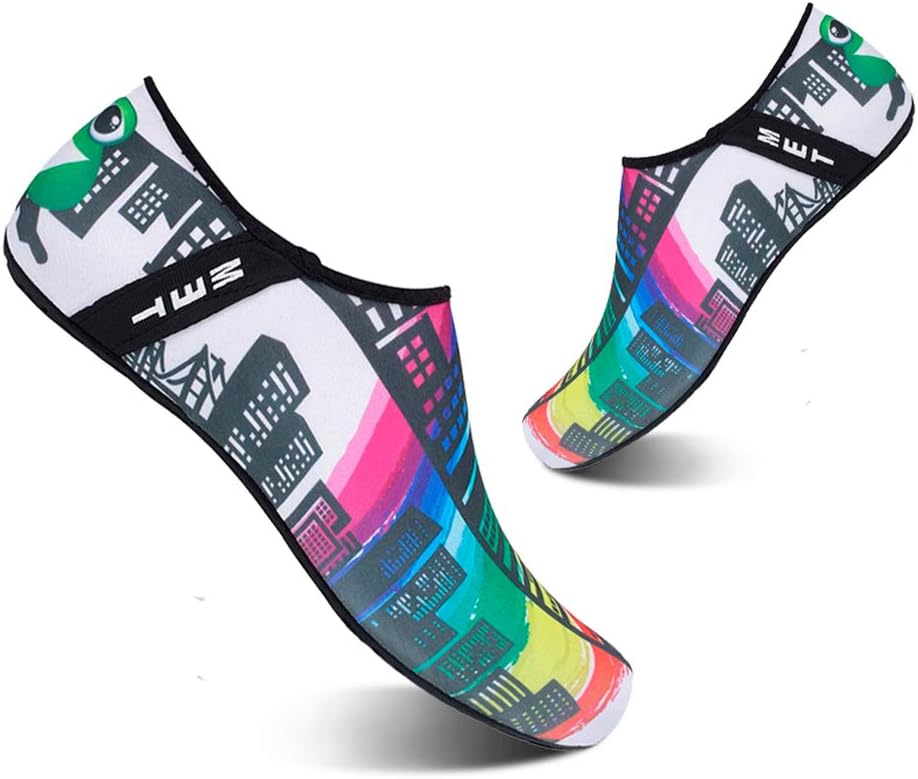 YALOX Water Shoes Women's Men's Outdoor Beach Swimming Aqua Socks Quick-Dry Barefoot Shoes Surfing Yoga Pool Exercise