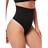 Jinnhelun Thong Shapewear Tummy Control Seamless Body Shaper Underwear for Women