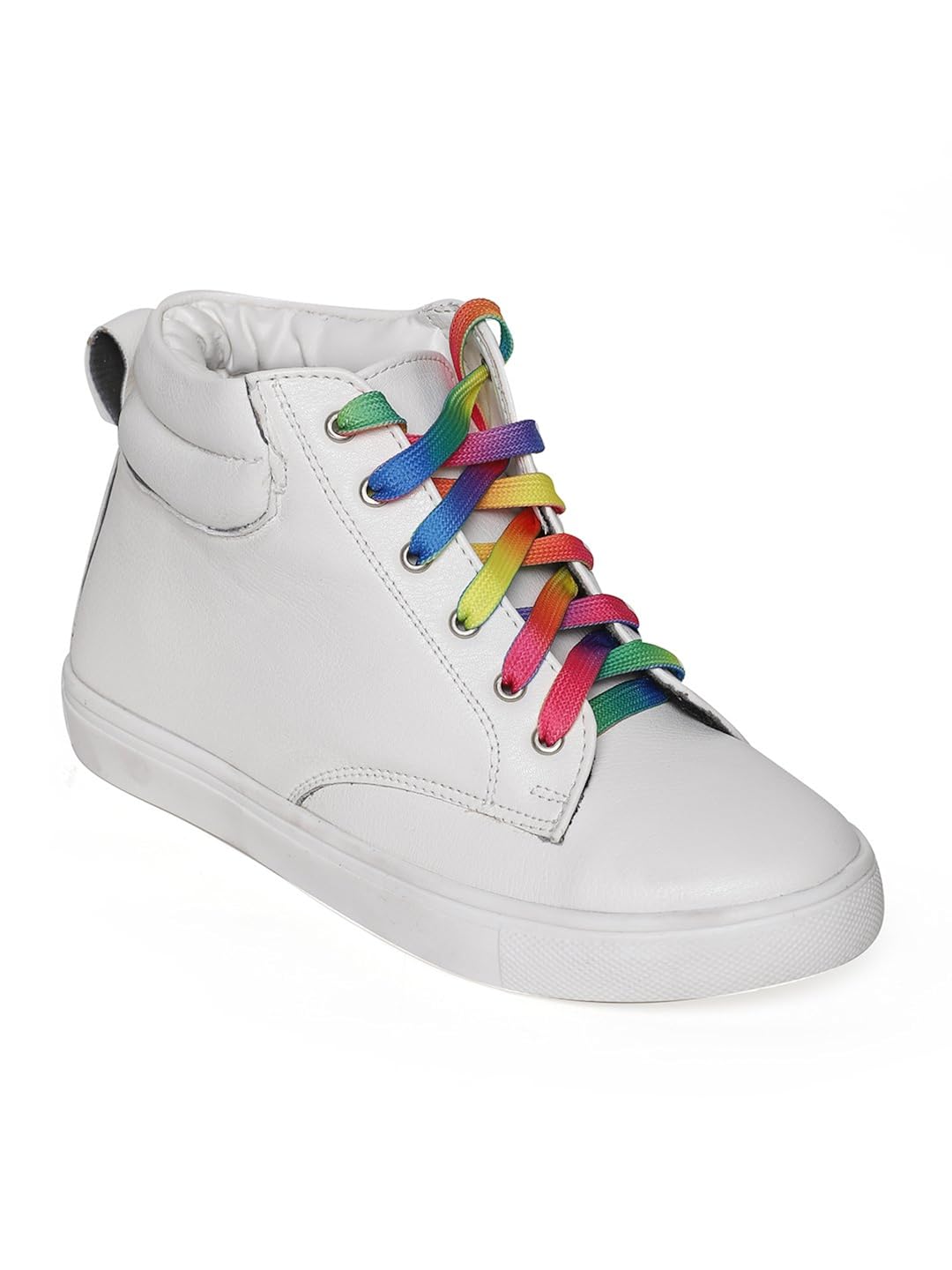 bruno manetti women white synthetic leather boots