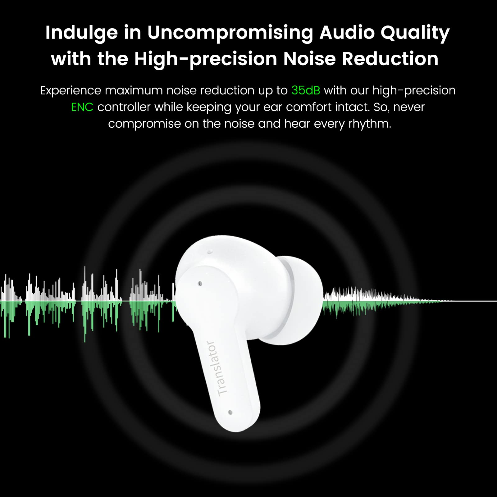 Wooask M3 Offline Translator Earbuds for Voice Language Translation Innovative Sliding Design in 74 Languages and 70 Accents Quick Response with 97% High Accuracy Perfect for Travel