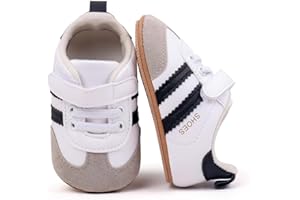 HsdsBebe Baby Boys Girls Oxford Shoes PU Leather Soft Rubber Sole Sneakers Anti-Slip Toddler Ankle Boots Infant Walking Shoes Moccasins