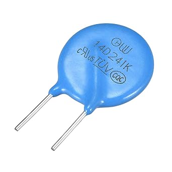 Amazon.com: uxcell 10Pcs Voltage Dependent Resistors AC 150V 14D241K L8 Radial Lead Disc Varistors: Industrial & Scientific