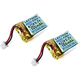 2-Pack of Lectron Pro 3.7 volt - 100mAh 20C Lipo Batteries for Estes Proto X / Syncro X Nano Quadcopter