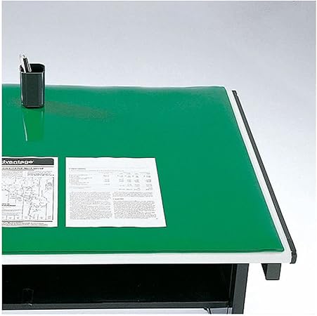 Amazon クラウン デスクマット コピーレス ダブル 透明 グリーン下敷付 595 1395mm Cr Cw146 G デスクマット 文房具 オフィス用品