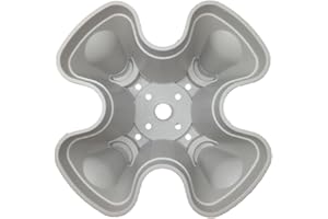 Mr. Stacky New (20) Individual Stacking Hydroponic 13" Pots - Build Your Own Vertical Container Growing System - Grow Vegetables Herbs Strawberries Greens Food Safe Plastic Stackable Planters